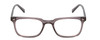 Front View of Ernest Hemingway H4854 Designer Single Vision Prescription Rx Eyeglasses in Grey Smoke Crystal  Unisex Cateye Full Rim Acetate 51 mm