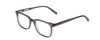 Profile View of Ernest Hemingway H4854 Designer Progressive Lens Blue Light Blocking Eyeglasses in Grey Smoke Crystal  Unisex Cateye Full Rim Acetate 51 mm