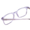 Close Up View of Ernest Hemingway H4854 Ladies Cateye Eyeglasses Lilac Purple Crystal Silver 54mm