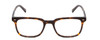 Front View of Ernest Hemingway H4854 Unisex Cateye Eyeglasses Brown Gold Auburn Tortoise 51 mm