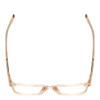 Top View of Ernest Hemingway 4854 Unisex Cateye Eyeglasses in Wheat Brown Cystal Silver 51mm