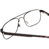 Close Up View of Ernest Hemingway H4856 Unisex Aviator Eyeglasses Black/Lilac Plum Tortoise 54 mm
