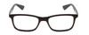 Front View of Ernest Hemingway H4857 Unisex Cateye Designer Eyeglasses Shiny Gloss Black 53 mm