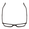 Top View of Ernest Hemingway H4857 Unisex Cateye Designer Eyeglasses Shiny Gloss Black 56 mm