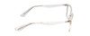 Side View of Ernest Hemingway H4857 Designer Blue Light Blocking Eyeglasses in Shiny Clear Crystal Unisex Cateye Full Rim Acetate 56 mm