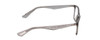 Side View of Ernest Hemingway H4857 Designer Blue Light Blocking Eyeglasses in Shiny Shadow Grey Crystal Unisex Cateye Full Rim Acetate 56 mm