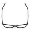 Top View of Ernest Hemingway 4857 Unisex Cateye Acetate Designer Eyeglasses Matte Black 53mm