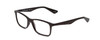 Profile View of Ernest Hemingway H4857 Designer Blue Light Blocking Eyeglasses in Matte Black Unisex Cateye Full Rim Acetate 53 mm
