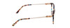 Side View of Ernest Hemingway H4859 Women Cateye Eyeglasses in Blue Rose Purple Tortoise 50mm