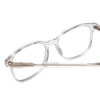 Close Up View of Ernest Hemingway 4860 Unisex Cateye Eyeglasses Clear Crystal Silver Glitter 52mm