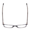 Top View of Ernest Hemingway H4860 Unisex Cateye Designer Eyeglasses Grey Blue Crystal 52mm