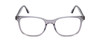 Front View of Ernest Hemingway H4860 Designer Single Vision Prescription Rx Eyeglasses in Grey Blue Crystal Unisex Cateye Full Rim Acetate 52 mm
