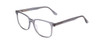 Profile View of Ernest Hemingway H4860 Designer Blue Light Blocking Eyeglasses in Grey Blue Crystal Unisex Cateye Full Rim Acetate 52 mm