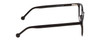 Side View of Ernest Hemingway H4865 Designer Progressive Lens Blue Light Blocking Eyeglasses in Gloss Black/Rounded Tips Unisex Cateye Full Rim Acetate 49 mm