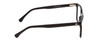 Side View of Ernest Hemingway 4866 Unisex Cateye Eyeglasses in Gloss Black/Silver Accent 51mm