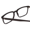 Close Up View of Ernest Hemingway H4866 Designer Bi-Focal Prescription Rx Eyeglasses in Gloss Black/Silver Accents Unisex Cateye Full Rim Acetate 51 mm