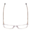 Top View of Ernest Hemingway 4866 Unisex Cateye Eyeglasses Clear Crystal/Silver Glitter 51mm