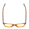 Top View of Ernest Hemingway H4867 Unisex Cateye Eyeglasses Demi-Tortoise Blonde/Silver 50mm