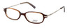 Calabria Viv Kids Zaps 14 Designer Eyeglasses in Brown :: Custom Left & Right Lens