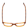 Top View of Ernest Hemingway H4868 Unisex Cateye Eyeglasses Demi-Tortoise Blonde/Silver 52mm