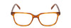 Front View of Ernest Hemingway H4868 Designer Single Vision Prescription Rx Eyeglasses in Demi-Tortoise Havana Blonde/Silver Accent Unisex Cateye Full Rim Acetate 52 mm