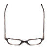 Top View of Ernest Hemingway H4872 Unisex Eyeglasses Smoke Grey Crystal Tortoise/Silver 50mm