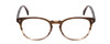 Front View of Ernest Hemingway H4873 Designer Single Vision Prescription Rx Eyeglasses in Brown Fade Unisex Cateye Full Rim Acetate 51 mm