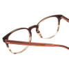 Close Up View of Ernest Hemingway H4873 Unisex Cateye Designer Eyeglasses in Claret Red Fade 51mm