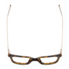 Top View of Ernest Hemingway 4875 Unisex Cateye Eyeglasses in Black Brown Tortoise/Gold 48mm