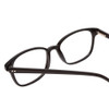 Close Up View of Ernest Hemingway H4876 Designer Single Vision Prescription Rx Eyeglasses in Gloss Black/Silver Accents Unisex Cateye Full Rim Acetate 53 mm