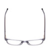 Top View of Ernest Hemingway H4876 Designer Progressive Lens Prescription Rx Eyeglasses in Light Grey Crystal/Silver Accents Unisex Cateye Full Rim Acetate 53 mm