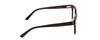 Side View of Ernest Hemingway H4901 Designer Blue Light Blocking Eyeglasses in Gloss Black Ladies Cateye Full Rim Acetate 51 mm