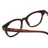 Close Up View of Ernest Hemingway H4901 Designer Progressive Lens Prescription Rx Eyeglasses in Shiny Auburn Brown Tortoise Havana Ladies Cateye Full Rim Acetate 51 mm