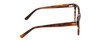 Side View of Ernest Hemingway H4901 Designer Progressive Lens Blue Light Blocking Eyeglasses in Shiny Auburn Brown Tortoise Havana Ladies Cateye Full Rim Acetate 51 mm