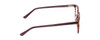 Side View of Ernest Hemingway H4903 Cateye Eyeglasses Demi-Tortoise Havana Mauve Purple 49 mm