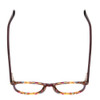 Top View of Ernest Hemingway H4903 Cateye Eyeglasses Demi-Tortoise Havana Mauve Purple 49 mm
