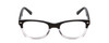 Front View of Ernest Hemingway H4906 Unisex Cateye Eyeglasses Black Crystal/Silver Studs 51 mm