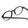Close Up View of Ernest Hemingway H4907 Ladies Round Acetate Designer Eyeglasses Gloss Black 48mm