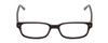 Front View of Ernest Hemingway H4910 Unisex Designer Eyeglasses Gloss Black/Silver Accent 51mm