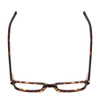 Top View of Ernest Hemingway H4910 Unisex Eyeglasses in Gloss Amber Brown Tortoise/Gold 51mm