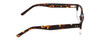 Side View of Ernest Hemingway 4913 Unisex Eyeglasses Amber Brown Tortoise Crystal/Silver 50mm