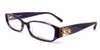 Vera Wang Designer Eyeglasses V055 in Plum :: Custom Left & Right Lens