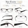 Soho 1002 Ladies Progressive Blue Light Blocking Glasses Black/Grey Crystal 58mm