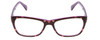Front View of Splash 60 Women Cateye Designer Reading Glasses Demi Tortoise Lilac Purple 53 mm