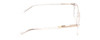 Side View of Ernest Hemingway H4617 Designer Blue Light Blocking Eyeglasses in Crystal Clear Unisex Cateye Full Rim Acetate 56 mm