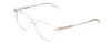 Profile View of Ernest Hemingway H4617 Designer Progressive Lens Blue Light Blocking Eyeglasses in Crystal Clear Unisex Cateye Full Rim Acetate 56 mm