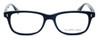 Front View of Ernest Hemingway H4617 Designer Reading Eye Glasses with Custom Cut Powered Lenses in Matte Black Unisex Cateye Full Rim Acetate 56 mm