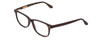 Profile View of Ernest Hemingway H4617 Designer Bi-Focal Prescription Rx Eyeglasses in Matte Burgundy Red Unisex Cateye Full Rim Acetate 56 mm