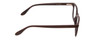 Side View of Ernest Hemingway H4617 Designer Progressive Lens Blue Light Blocking Eyeglasses in Matte Burgundy Red Unisex Cateye Full Rim Acetate 56 mm