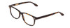 Profile View of Ernest Hemingway H4617 Designer Progressive Lens Blue Light Blocking Eyeglasses in Matte Tortoise Havana Brown Gold Unisex Cateye Full Rim Acetate 56 mm